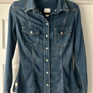 Guess Blue Denim Shirt